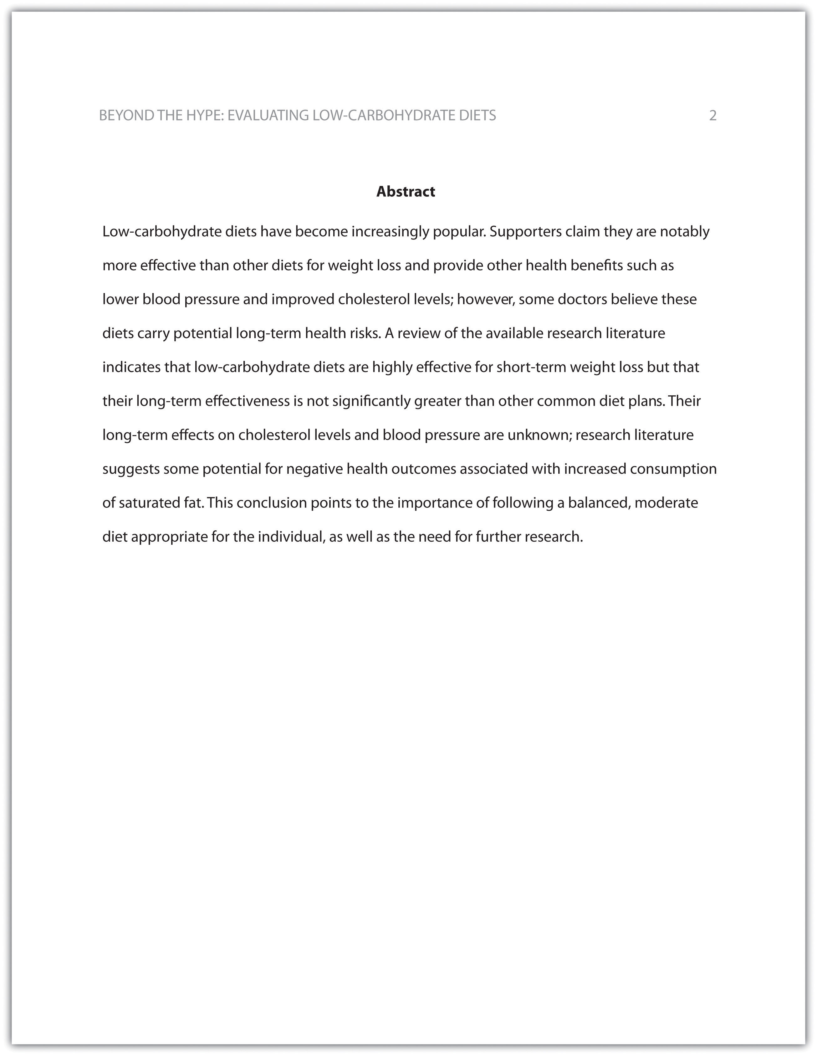 13.1 Formatting a Research Paper – Writing for Success