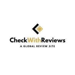 Logo of CheckWithReviews, a platform where people find and share reviews about their experience with companies across the world.